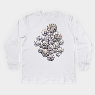 Northern Rock Barnacle Cluster Kids Long Sleeve T-Shirt